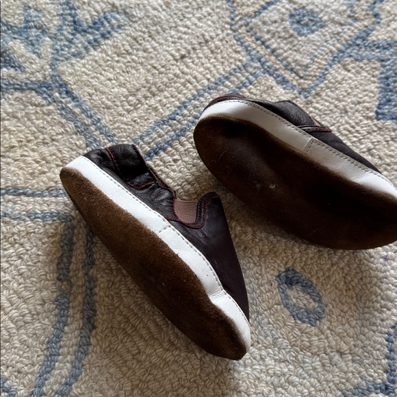 Robeez Liam Soft Sole Leather Baby Shoes 12-18 Months - Picture 4 of 8